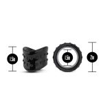 Stay Hard - Beef Ball Stretcher X Long - 1.5 Inch Diameter - Black - Image 3