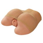 Realistic Body Mold Stroker - Pleasure Pussy and Ass - Wide-Spread Legs - Tan - Image 5