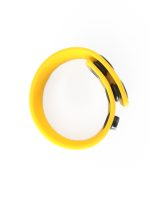 Boneyard Silicone Cock Strap 3 - Snap Ring - Yellow - Image 4
