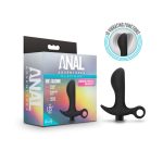 Anal Adventures - Platinum - Silicone Vibrating Prostate Massager 01 - Black - Image 7