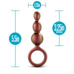 Anal Adventures Matrix - Beaded Loop Plug - Copper - Image 4